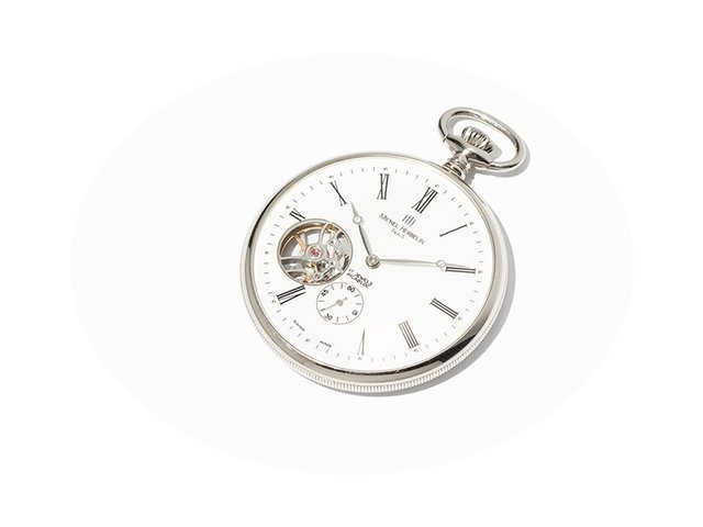 Michel Herbelin Pocket Watch With Skelet...