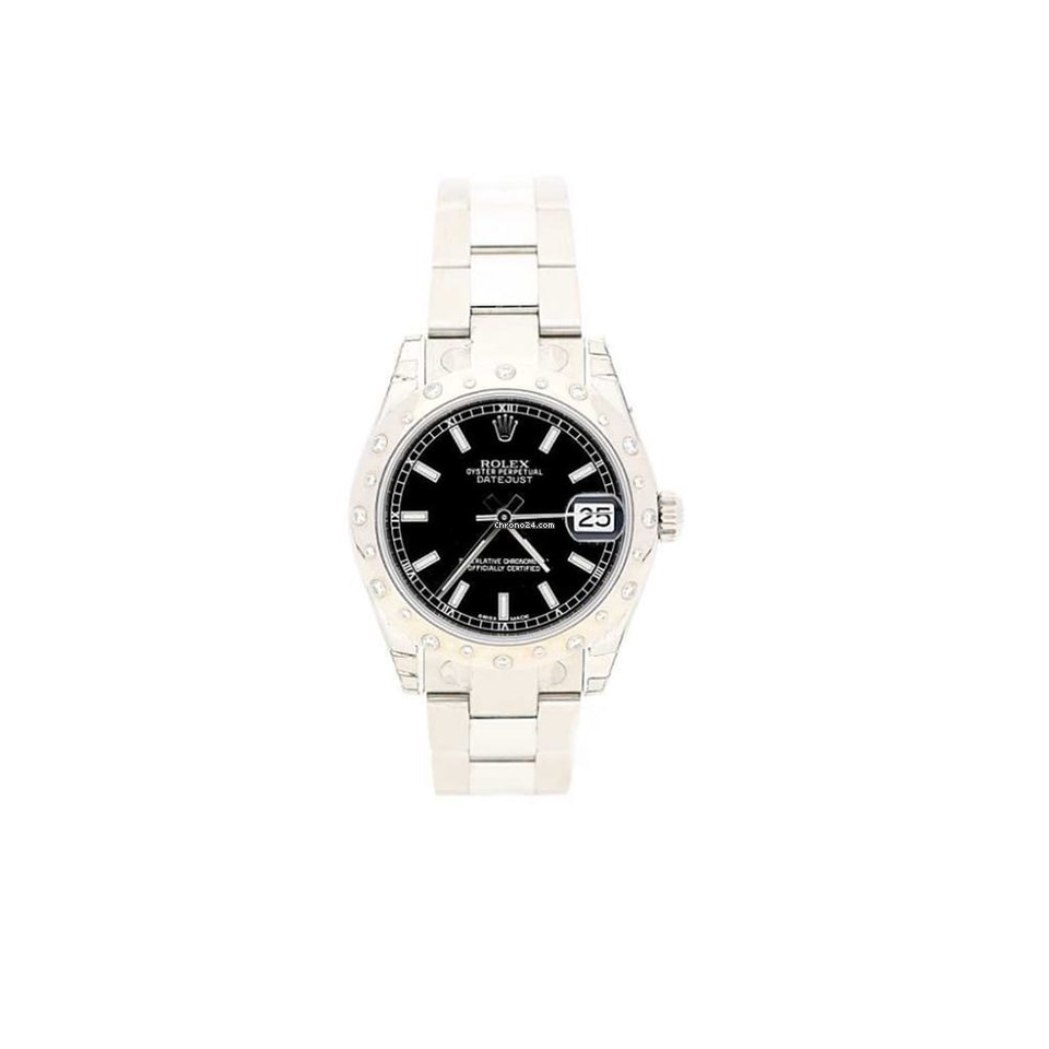 Rolex Datejust 178344, Diamond Bezel, Bl...
