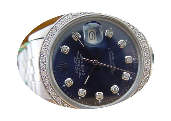 Rolex Mens Datejust Stainless Steel 1601...