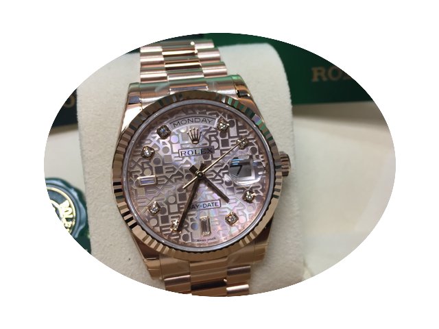Rolex Day-date President 118235J Pink Ju...