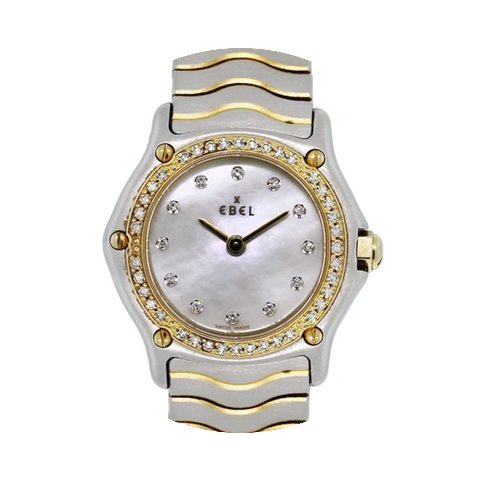 Ebel Wave Two Tone Mother of Pearl Diamo...