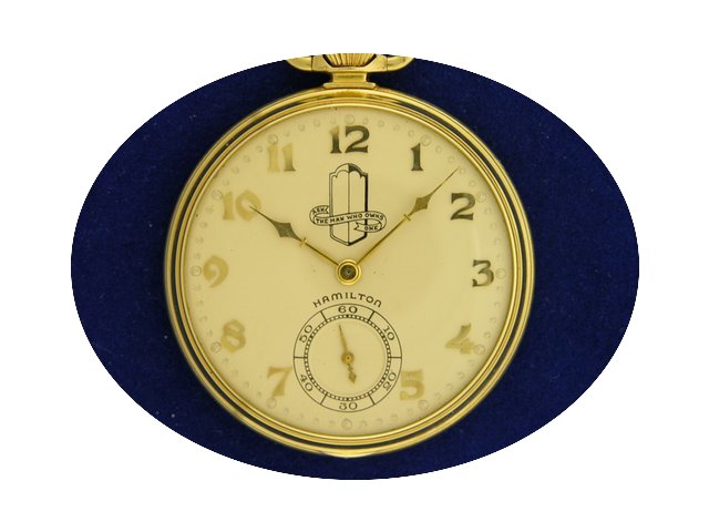 Hamilton Open face 14K 1939 - Packard Mo...