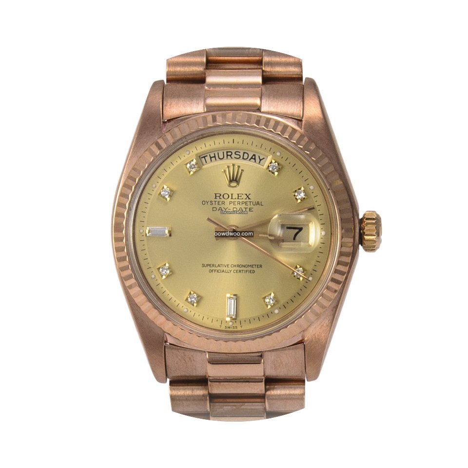 Rolex DAY DATE 1803 PRESIDENT ROSE GOLD ...