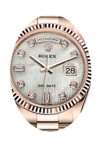 Rolex Day-Date 36 118235-MOPDP White Mot...