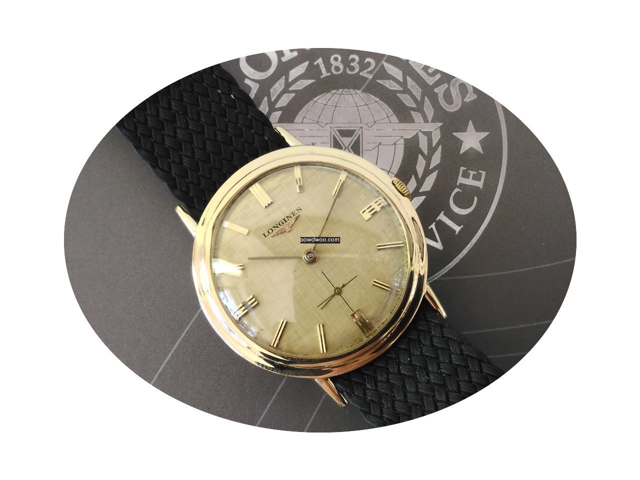 Longines dress watch 14kt yellow gold ma...