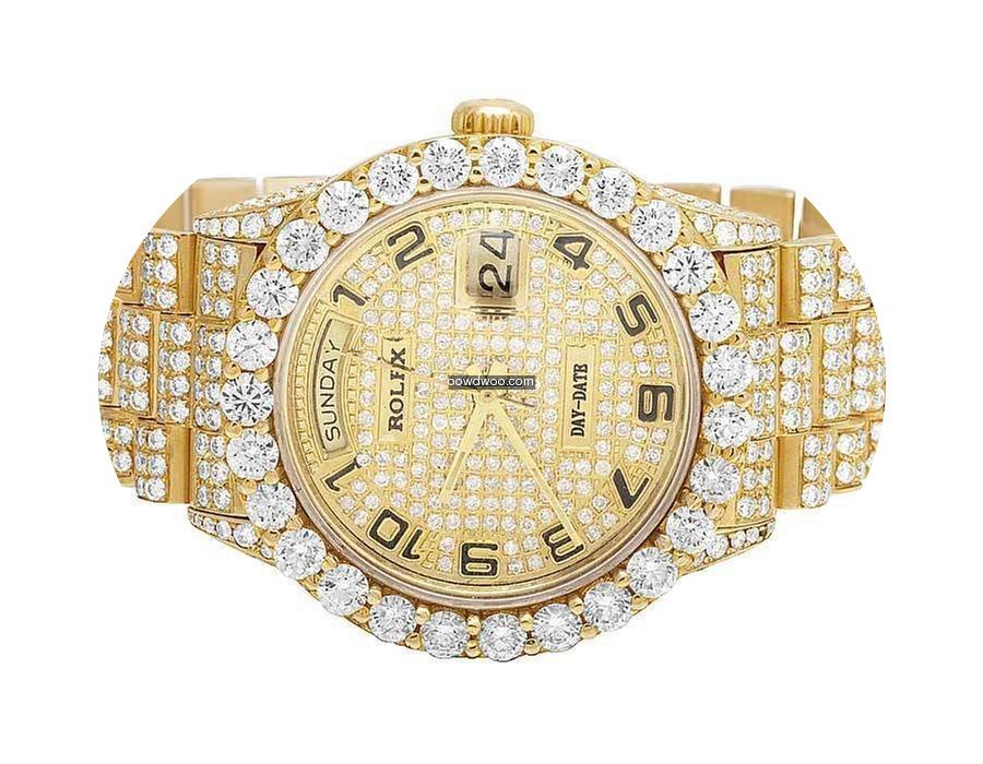 Rolex 18K Mens Yellow Gold Rolex Preside...