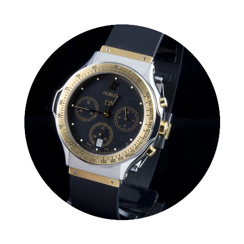 Hublot CLASSIC CRONO STELL AND GOLD...