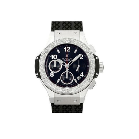 Hublot Big Bang 41mm Steel Diamonds Rubb...