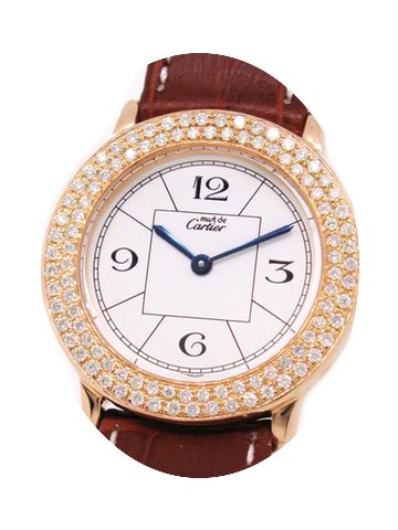 Cartier 1806 Rose Gold Capped, Custom Di...