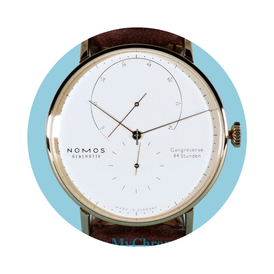 Nomos Lambda Roségold Saphirglasboden -...