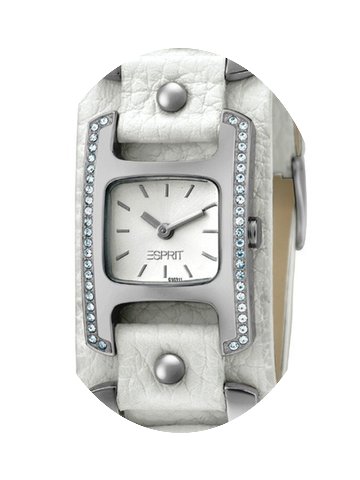 Esprit Damenuhr 4430298 rivet white...
