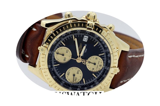 Breitling Chronomat Oro Gold K13047 18K ...