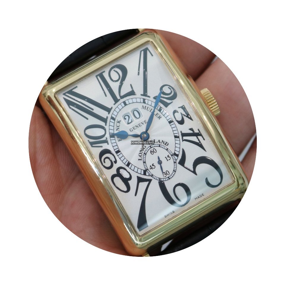 Franck Muller Long Island 18k Yellow Gol...