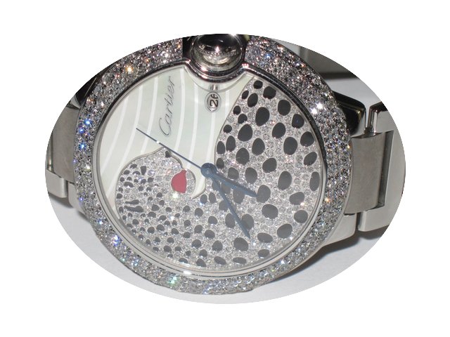 Cartier Ballon Bleu XL Panther Diamonds...