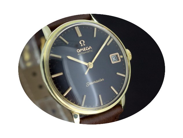 Omega Seamaster Automatic Black Dial Kal...