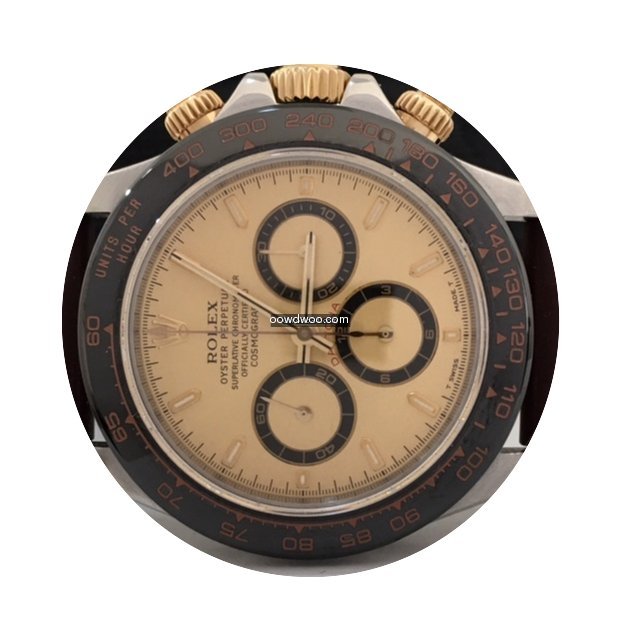 Rolex Daytona Golden Dial Ouro e Aço...