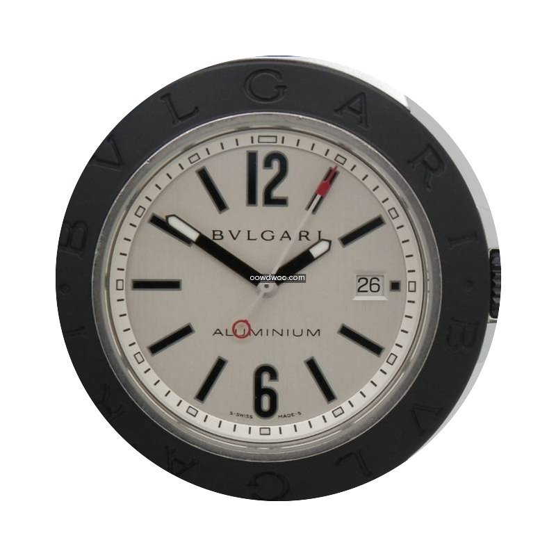 Bulgari Diagono 44 White Dial Rubber Aut...