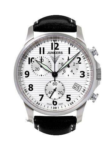 Junkers Tante Ju 6890-1 Herrenuhr schwar...