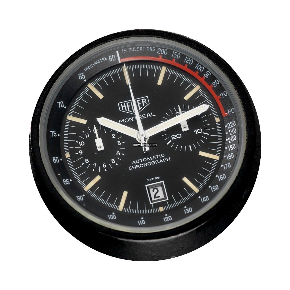 Heuer Montreal PVD 110.501 Cal.12 1970s...
