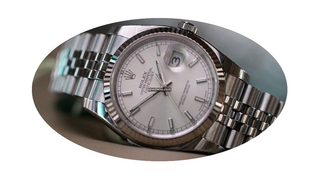 Rolex OYSTER PERPETUAL DATEJUST 36mm sil...