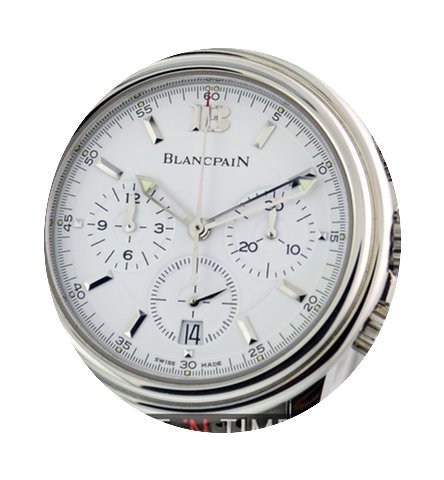 Blancpain Leman Chronograph White Dial R...
