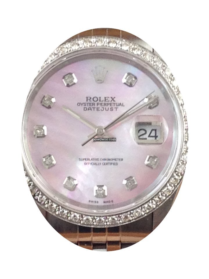 Rolex Datejust acciaio steel diamanti di...