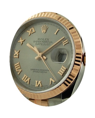 Rolex Datejust Steel / 18k Rose Gold Gre...
