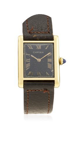 Cartier 18K SOLID GOLD TANK EUROPEAN WAT...