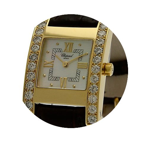 Chopard Ladies Your Hour 18K.Gold mit Br...