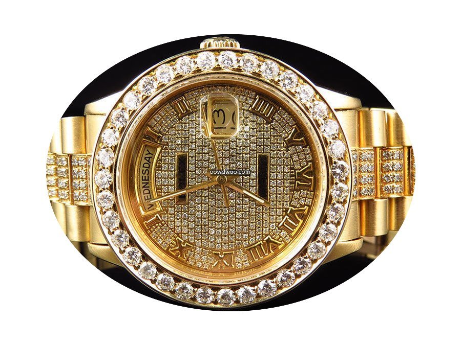 Rolex Mens 36 MM Rolex President 18038 1...