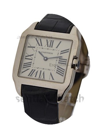 Cartier Santos Dumont Small Size in Whit...