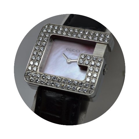 Gucci G 3600L 2ct Diamond Pink MOP Dial...