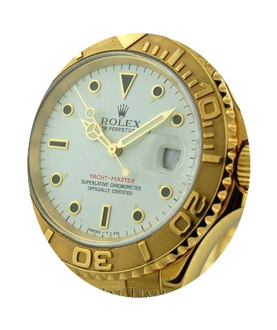 Rolex Yacht-Master 18k Yellow Gold Ivory...