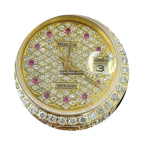Rolex Ladies President 18k Gold Diamonds...