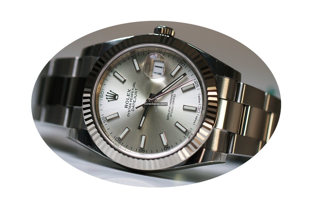 Rolex Datejust 41mm 126334 SILVER DIAL U...