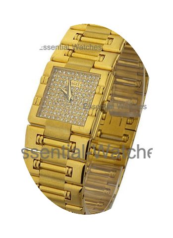 Piaget Dancer Square Lady's with Pave Di...