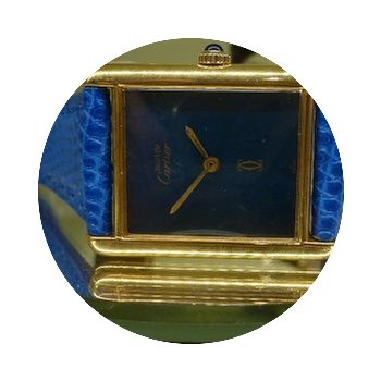Cartier vintage must gold plated serial ...