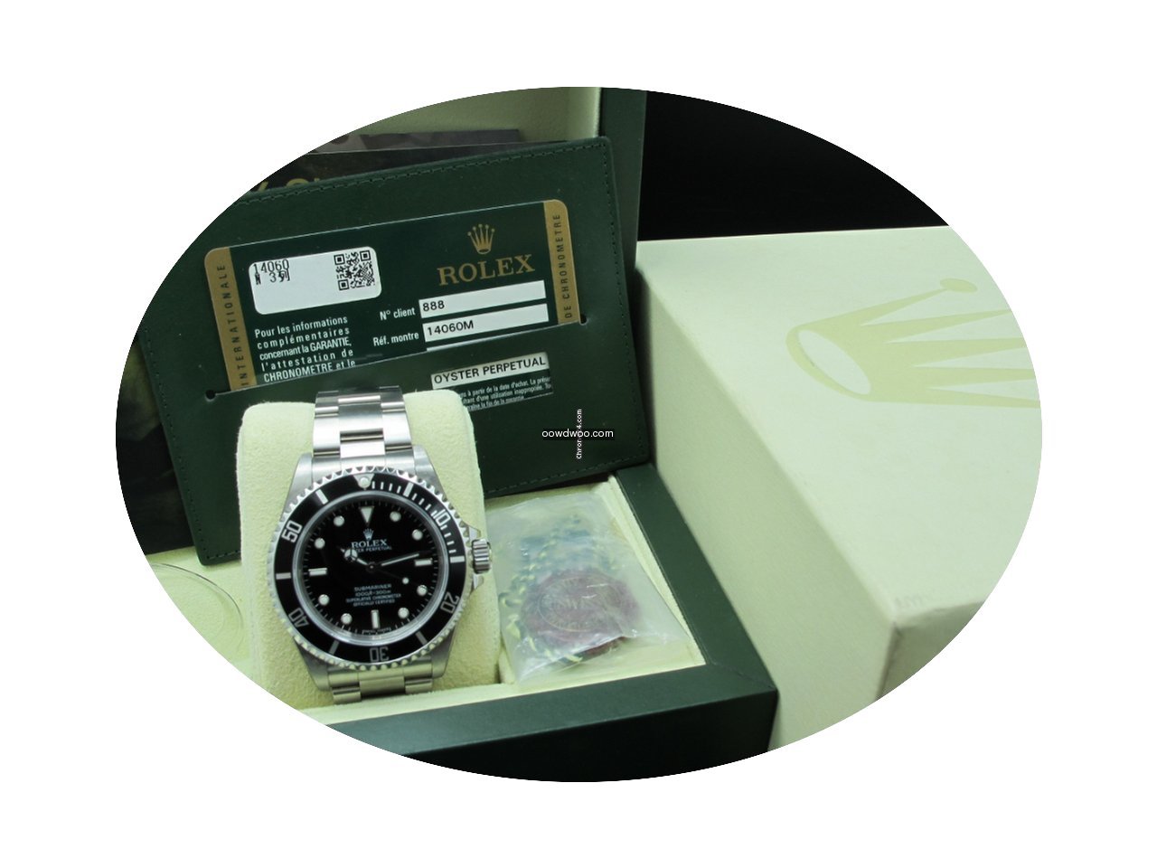 Rolex SUBMARINER 14060M with Box and Pap...