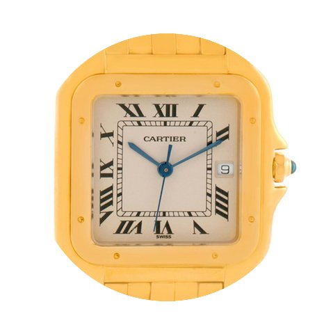 Cartier Panthere Xl 18k Yellow Gold Date...