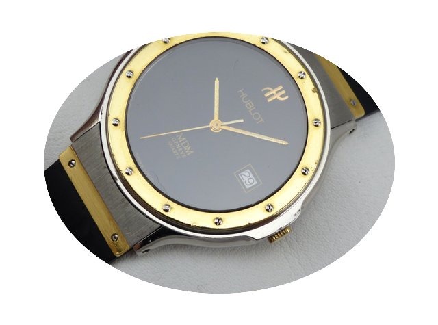 Hublot MDM - Classic Quarz - Stahl-Gold...