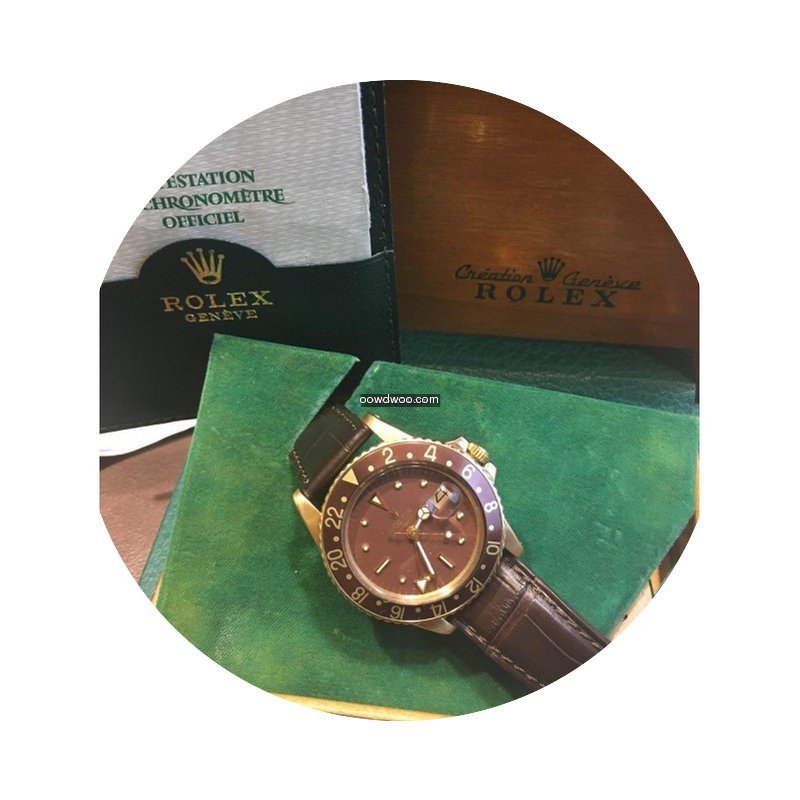 Rolex GMT Master 1675 Gold...