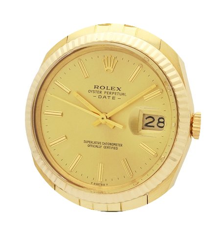 Rolex Oyster Perpetual Date 34mm 14k Yel...