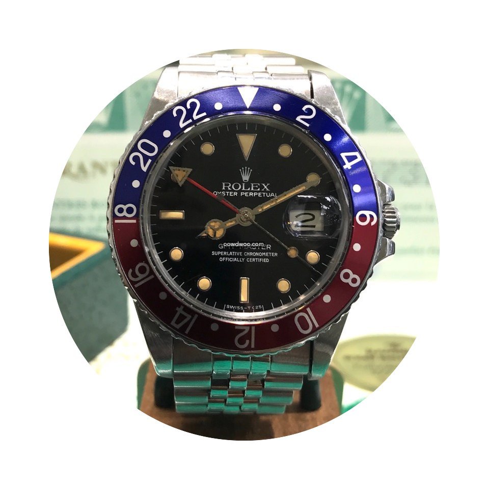 Rolex GMT-Master 16750/Original Dial & H...