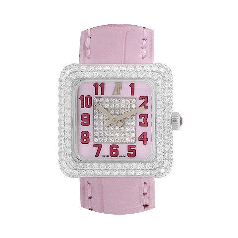 Audemars Piguet Diamond Pave Pink Dial L...
