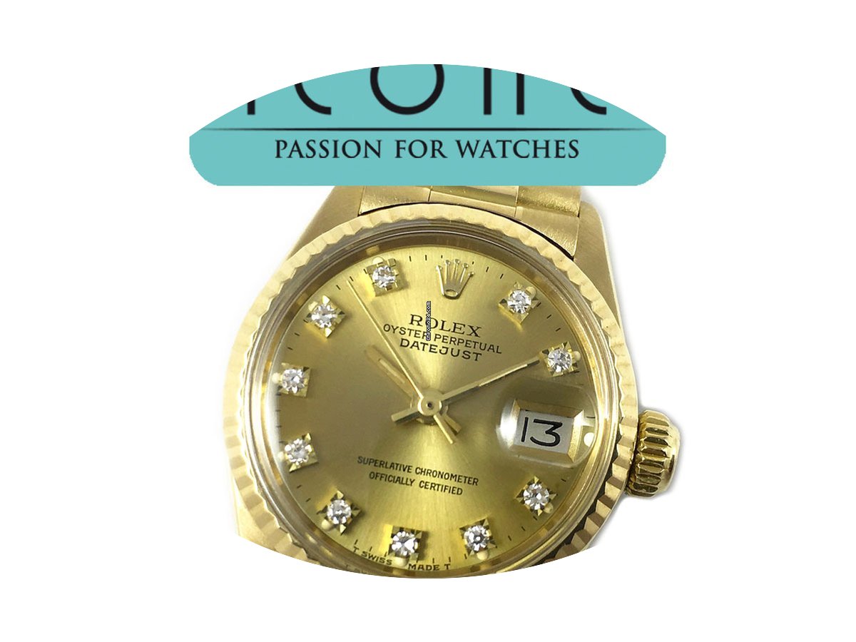 Rolex Lady-Datejust Yellow Gold Presiden...