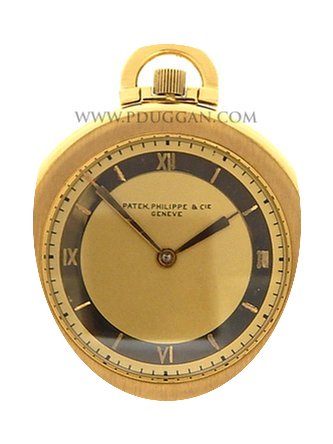 Patek Philippe 18k yellow gold pocketwat...