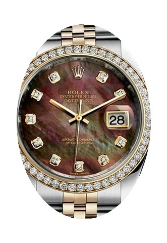 Rolex Datejust 36 116243-DMOPDDJ Dark Mo...