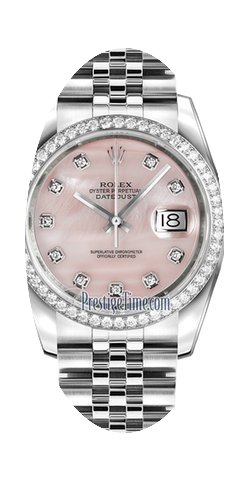 Rolex Datejust 36mm Stainless Steel Ladi...