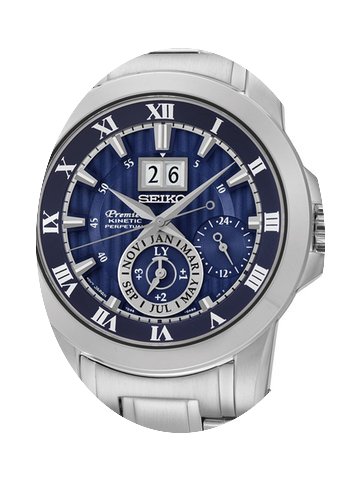 Seiko SNP113P1 Premier Kinetic Perpetual...