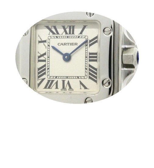 Cartier Santos Galbee Steel Quartz Ladie...